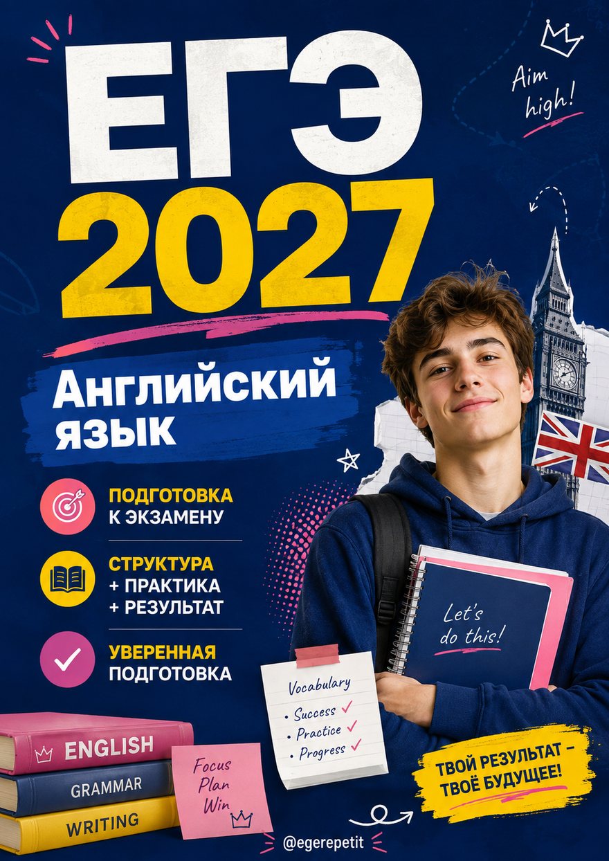 Обложка курса «ЕГЭ 2027. Английский язык»